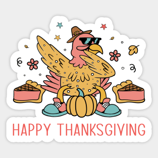 Happy Thanksgiving Sticker